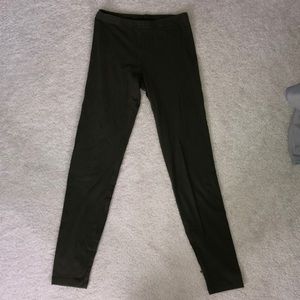 Olive green leggings